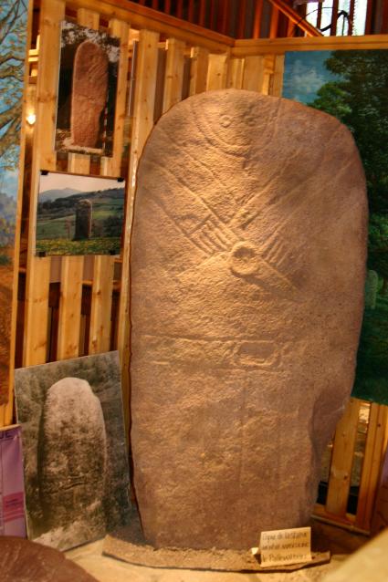 Statue-menhir au musée de la vie paysanne